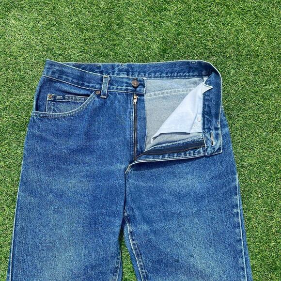 Vintage wash 90s Lee straight leg blue jeans - Picture 7 of 8